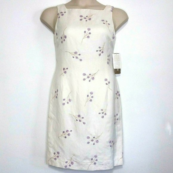 Jones New York Dresses & Skirts - Jones New York Dress Linen Blend Sheath Dress